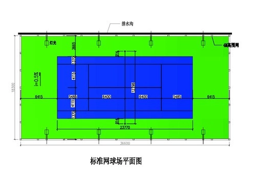 网球场地标准尺寸图2